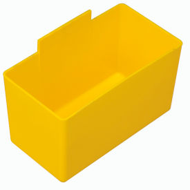QBC112 Little Inner Bin Cup for Plastic Stacking Bins - 2-3/4 x 5-1/4 x 3 Yellow
