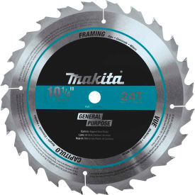 Makita® Carbide-Tipped Circular Saw Blade Framing 10-1/4""Dia 24 TPI