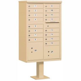 Cluster Box Unit 16 A Size Doors Type III Sandstone USPS Access