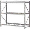 Global Industrial™ 3 Level Extra HD Bulk Storage Rack No Deck Starter 60""W x 36""D x 120""H