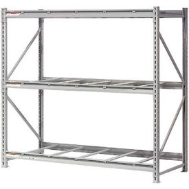 Global Industrial™ 3 Level Extra HD Bulk Storage Rack No Deck Starter 60""W x 36""D x 120""H