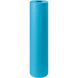 Global Industrial™ Colored Kraft Paper 50 lbs. 36""W x 1000'L Blue 1 Roll