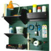 Wall Control Pegboard Hobby Craft Organizer Storage Kit Green/Black 32"" X 32"" X 9""
