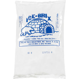 Ice-Brix™ Cold Packs 8 Oz. 6""L x 4""W x 3/4""H White/Blue 36/Pack