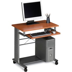 Safco® Products Eastwinds Empire Mobile PC Station Medium Cherry