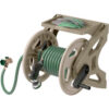 Hose Handler® Wall-Mount Hose Reel With Tray - Dark Taupe