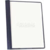 Universal Clear Front Report Cover Tang Fasteners Letter Size Dark Blue 25/Box
