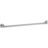 Global Industrial Straight Grab Bar Peened Stainless Steel - 36""W x 1-1/4"" Dia.