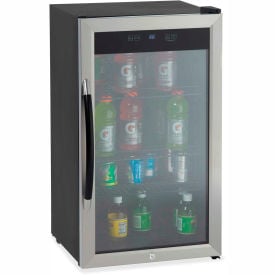Avanti Beverage Center 18.8""W x 19-1/2""D x 33.8""H Black/Stainless Steel