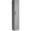 Global Industrial Paramount® 1-Tier 1 Door Locker 12""W x 15""D x 66""H Gray Assembled