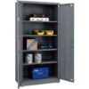 Global Industrial™ EZ Assemble Storage Cabinet 36""W x 18""D x 72""H Gray Unassembled