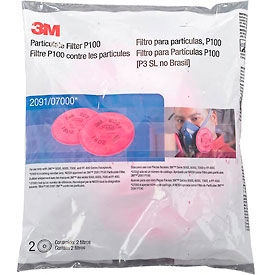 3M™ Particulate Filter 2091/07000(AAD) P100 Respiratory Protection 2/PK
