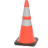 28"" Traffic Cone Reflective Orange W/ Black Base 7bs 03-500-10
