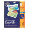 Avery® Two-Side Printable Inkjet Business Card 2"" x 3-1/2"" Matte White 200 Cards/Pack