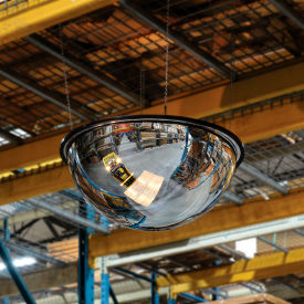 Global Industrial™ Full Dome Acrylic Mirror Indoor 18"" Dia. 360° Viewing Angle