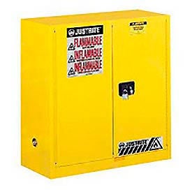 Justrite Flammable Cabinet With Manual Close Double Door 30 Gallon