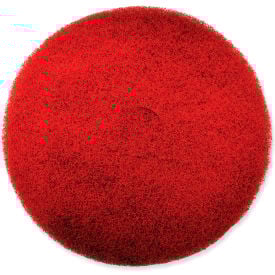 SC Johnson Professional® EZ Care Heavy Duty Scrub Pad 13"" Dia. Red/Gray Pack of 5