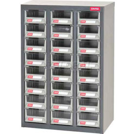 Shuter Parts Drawer Cabinet 24 Drawers Floor unit 17-1/2""W x 8-3/4""D x 25-1/4""H