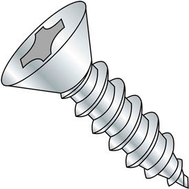 #6 x 1/2"" Sheet Metal Screw - Phillips Flat Head - Steel - Zinc Plated - Pkg of 100