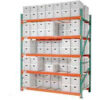 Global Industrial™ Record Storage Rack Starter Polyethylene Box 96""W x 48""D x 96""H