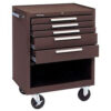 Kennedy® 275XB K1800 Series 27""W X 18""D X 35""H 5 Drawer Brown Roller Cabinet