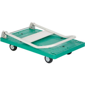 Folding Plastic Deck Platform Truck FPT-2133 33 x 21 500 Lb. Capacity