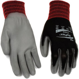 HyFlex® Lite Polyurehtane Coated Gloves Ansell 11-600 Size 8 Black/Gray 1 Pair