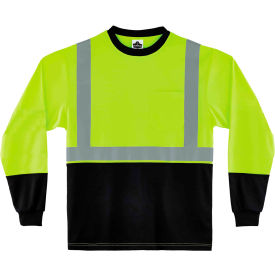 Ergodyne® GloWear® 8291BK Hi-Vis Long Sleeve T-Shirt Type R Class 2 4XL Lime
