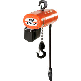 CM® Shopstar 1/2 Ton Electric Chain Hoist 10' Lift 6 FPM 110V