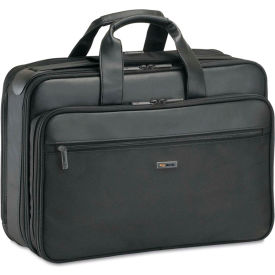 SOLO® Classic Smart Strap Briefcase 16"" 17 1/2 x 5 1/2 x 12 Black