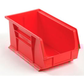 Global Industrial™ Plastic Stack & Hang Bin 8-1/4""W x 14-3/4""L x 7""H Red