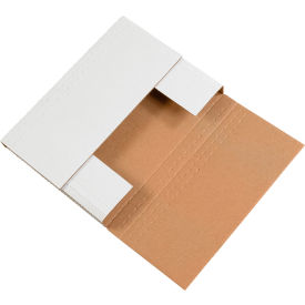 Global Industrial™ Corrugated Easy-Fold Mailers 14-1/4""L x 11-1/4""W x 2""H White