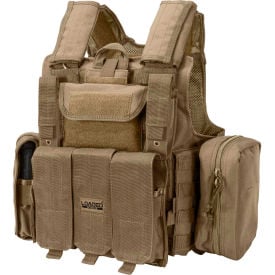 Barska BI12308 Loaded Gear VX-300 Tactical Plate Carrier Vest Tan