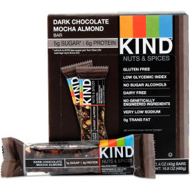 KIND® Nuts and Spices Bar Dark Chocolate Mocha Almond 1.4 oz. Bar 12/Box