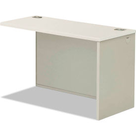 HON® Right Return Shell - 60""W x 24""D x 29-1/2""H - Silver Mesh/Light Gray - 38000 Series