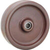 Global Industrial™ 8"" x 2"" Molded Plastic Wheel - Axle Size 1/2""