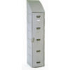 Remcon Plastics 1-Tier 1 Door Box Plastic Locker 15""W x 18""D x 73""H Gray Assembled
