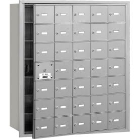 4B+ Horizontal Mailbox 35 A Doors (34 usable) Front Loading Aluminum USPS Access