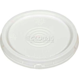 Tear-Tab Lid LID-54-PWT for 3 5 & 6 Gallon Open Head Pails - White