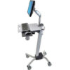 Ergotron® Neo-Flex® LCD Cart 26 lbs. Capacity Two-Tone Gray
