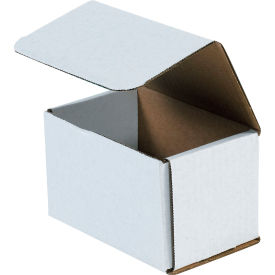 Global Industrial™ Corrugated Mailers 5-1/2""L x 3-1/2""W x 3-1/2""H White