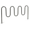 Global Industrial™ Wave Bike Rack 9-Bike Capacity Below Ground Mount Black