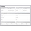Ghent Time Out Graphic Whiteboard - Magnetic Steel Surface - 2' x 3' - Silver Frame