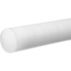 White Acetal Plastic Rod - 1-1/4"" Diameter x 1 ft. Long