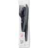 Dixie® Wrapped Tableware w/ Napkin Packets & Fork/Knife/Spoon/Napkin Black Pack of 250