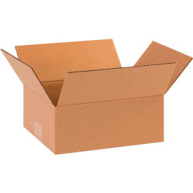 Global Industrial™ Flat Cardboard Corrugated Boxes 8""L x 6""W x 3""H Kraft