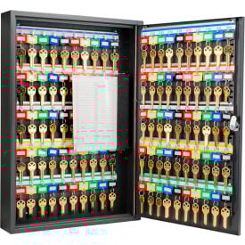 Barska CB12964 100 Keys Adjustable Key Lock Box 3""W x 14.74""L x 21.75""H Black Aluminum