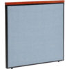 Interion® Deluxe Office Partition Panel 48-1/4""W x 43-1/2""H Blue