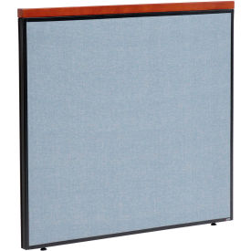 Interion® Deluxe Office Partition Panel 48-1/4""W x 43-1/2""H Blue