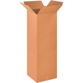Global Industrial Tall Cardboard Corrugated Boxes 16""L x 16""W x 48""H Kraft
